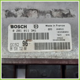 Centralina Motore Iniezione ECU BOSCH 0281011341 PEUGEOT 307 2.0 HDI 9653773280 Diesel 2001 2006