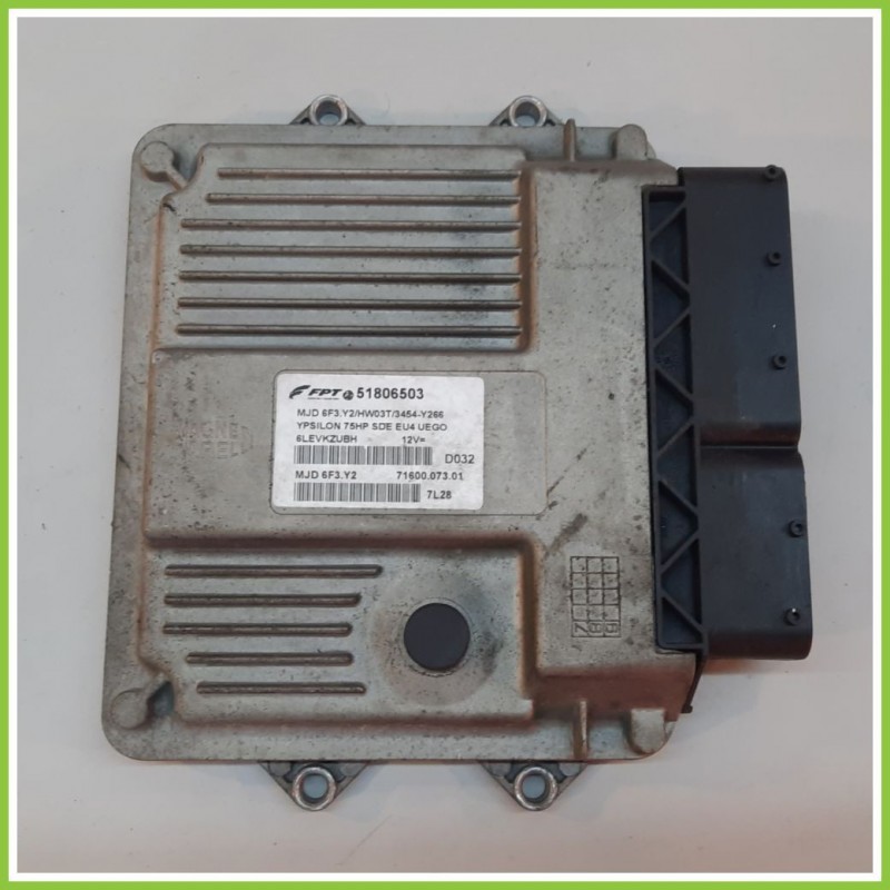Centralina Motore Iniezione ECU MAGNETI MARELLI MJD6F3.Y2 LANCIA YPSILON TE 1.3 MJT ARGENTO 51806503 Diesel 2006 2008