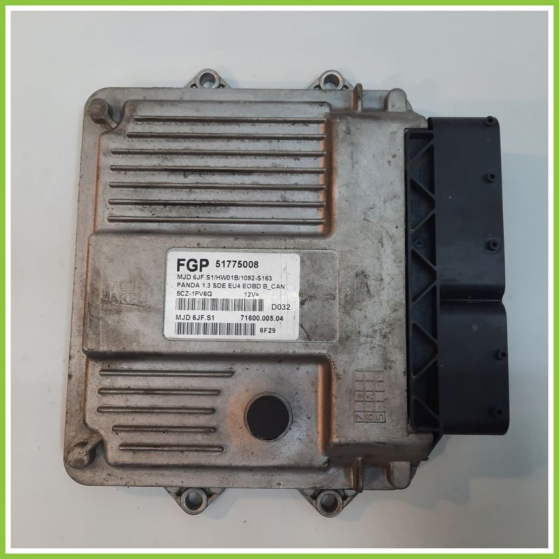 Centralina Motore Iniezione ECU MAGNETI MARELLI MJD6JF.S1 FIAT PANDA 2Q 1.3 51775008 Diesel 2003 2010