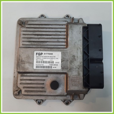 Centralina Motore Iniezione ECU MAGNETI MARELLI MJD6JF.S1 FIAT PANDA 2Q 1.3 51775008 Diesel 2003 2010
