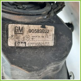 Faro Fanale Proiettore Destro DXVALEO 67716821 OPEL ZAFIRA T98 90582022 Originale Usato