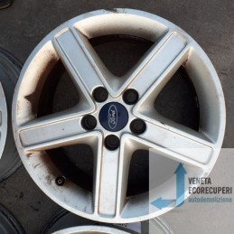 Cerchi in Lega Ford Fusion 16 pollici 16" 6.5j 5x108 ET 52.00 4pz originali usati 4pz