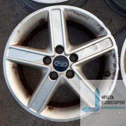 Cerchi in Lega Ford Fusion 16 pollici 16" 6.5j 5x108 ET 52.00 4pz originali usati 4pz
