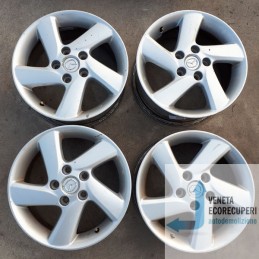 Cerchi in Lega Mazda 6 16 pollici 16" 7.0j 5x114 ET 53.00 4pz originali usati 4pz