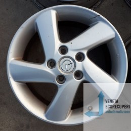 Cerchi in Lega Mazda 6 16 pollici 16" 7.0j 5x114 ET 53.00 4pz originali usati 4pz