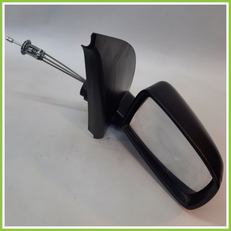 Specchio Specchietto Retrovisore Destro DX GOFFRATO FIAT PANDA 2Q 2003 2010 FICOSA FICOMIRRORS Originale Usato