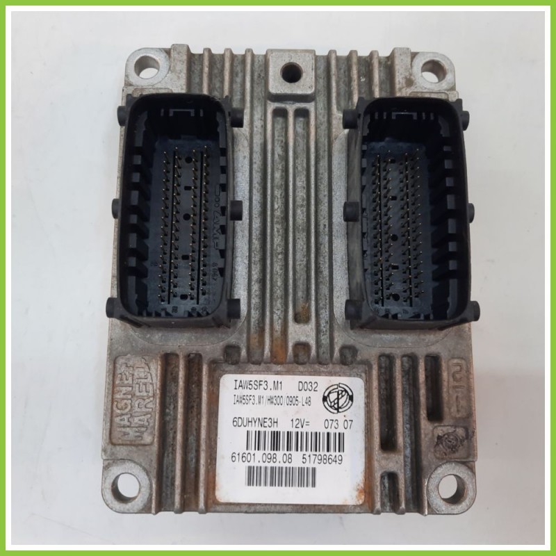 Centralina Motore Iniezione ECU MAGNETI MARELLI IAW5SF3.M1 FIAT GRANDE PUNTO 2Y 1.2 51798649 2005 2008