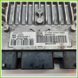 Centralina Motore Iniezione ECU SIEMENS 5WS40572B-T CITROEN C2 1.4 9663483180 2003 2010