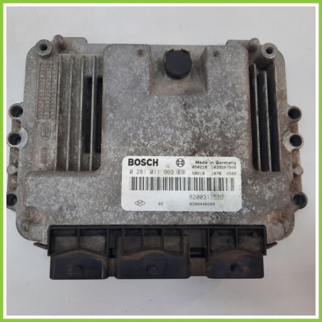 Centralina Motore Iniezione ECU BOSCH 0281011969 RENAULT LAGUNA 2a Serie 1.9 dCi 8200311539 2005 2007