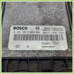 Centralina Motore Iniezione ECU BOSCH 0281011969 RENAULT LAGUNA 2a Serie 1.9 dCi 8200311539 2005 2007