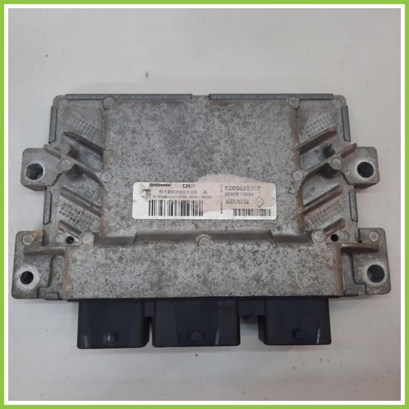 Centralina Motore Iniezione ECU CONTINENTAL S120200105A RENAULT CLIO 3a Serie 1.2 16V 8200522358 2005 2009