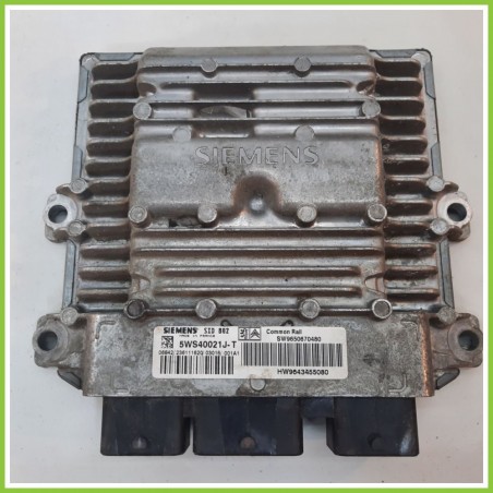 Centralina Motore Iniezione ECU SIEMENS 5WS40021J-T CITROEN C3 1a Serie 1.4 9650670480 2002 2005