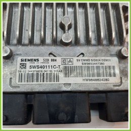 Centralina Motore Iniezione ECU SIEMENS 5WS40111C-T CITROEN C2 1.4 9653447380 2003 2010