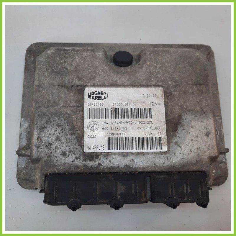 Centralina Motore Iniezione ECU MAGNETI MARELLI IAW4AF.M9 FIAT 600 1.1 51793106 2005 2011