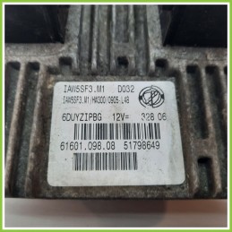 Centralina Motore Iniezione ECU MAGNETI MARELLI IAW5SF3.M1 FIAT GRANDE PUNTO 2Y 1.2 51798649 2005 2008