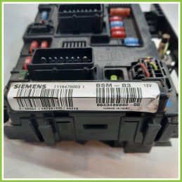 Body Computer Centralina Modulo BCM BSI SIEMENS T118470003I CITROEN C3 1a Serie 1.4 96433498880 2002 2005