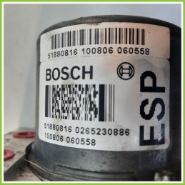 Centralina ABS Modulo Pompa BOSCH 0265951742 0265230886 FIAT 500 3P Originale Usato