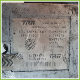 Centralina ABS Modulo Pompa TRW EBC430NG 51758178 LANCIA YPSILON TE Originale Usato