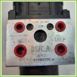 Centralina ABS Modulo Pompa BOSCH 0273004672 0265216943 FIAT PUNTO 1N/1P Originale Usato