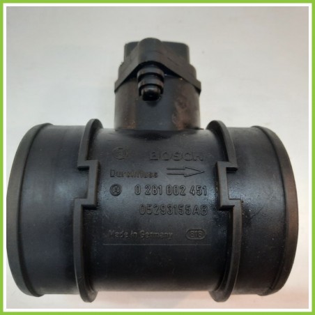 Debimetro Misuratore Massa Aria BOSCH 0281002451 CHRYSLER VOYAGER/GRAND VOYAGER 2.5 05293155AB 2001 2004