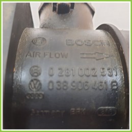 Debimetro Misuratore Massa Aria BOSCH 0281002531 VOLKSWAGEN POLO 9N 1.4 TDI 038906461B 2005 2009