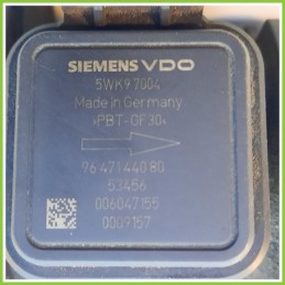 Debimetro Misuratore Massa Aria SIEMENS 5WK97004 CITROEN C3 2a Serie 1.4 9647144080 2005 2010