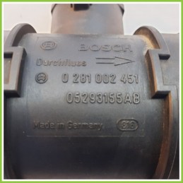 Debimetro Misuratore Massa Aria BOSCH 0281002451 CHRYSLER VOYAGER/GRAND VOYAGER 2.8 K05293155AB 2004 2009