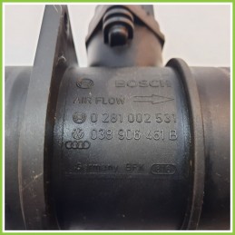 Debimetro Misuratore Massa Aria BOSCH 0281002531 SEAT IBIZA 6L 1.4 TDI 038906461B 2001 2009