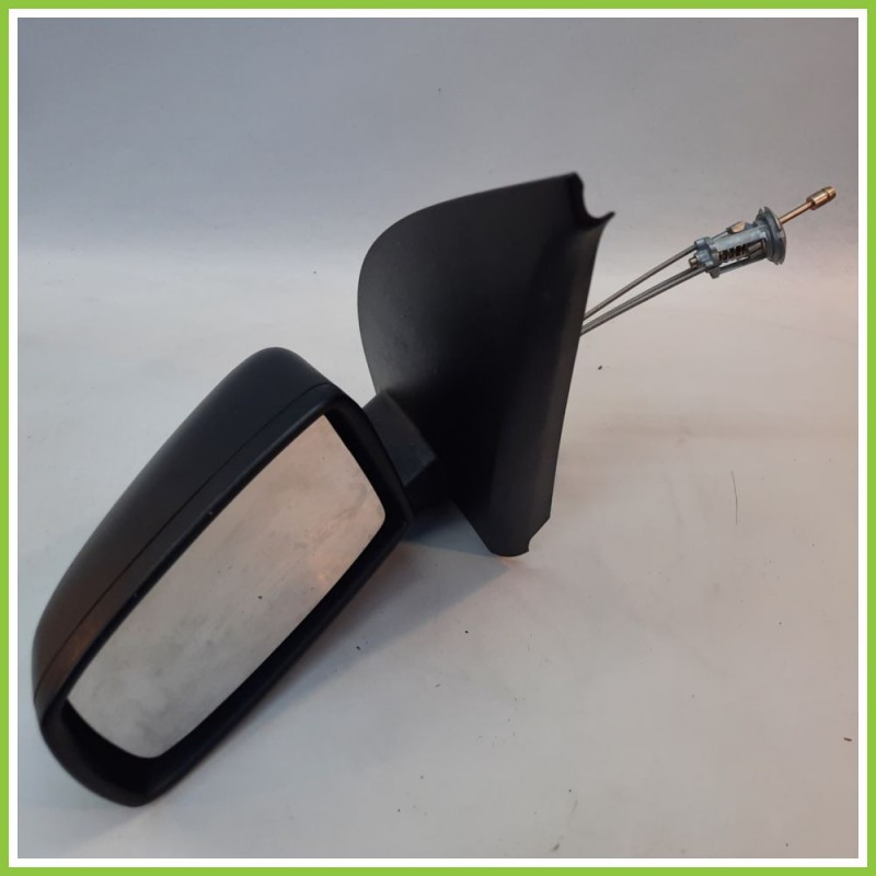 Specchio Specchietto Retrovisore Sinistro SX GOFFRATO FIAT PANDA 2Q 2003 2010 FICOSA FICOMIRRORS 011003 Originale Usato