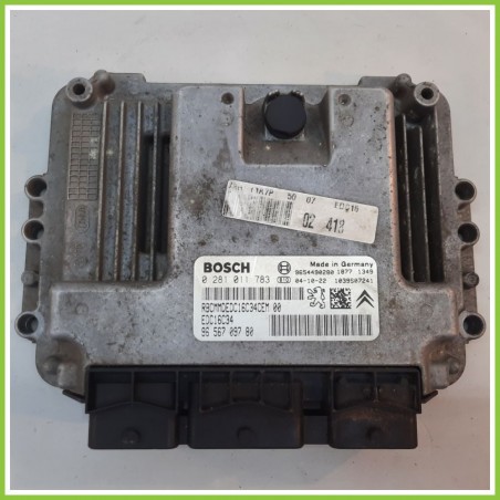 Centralina Motore Iniezione ECU BOSCH 0281011783 PEUGEOT 206 1.4 9656709780 1998 2009
