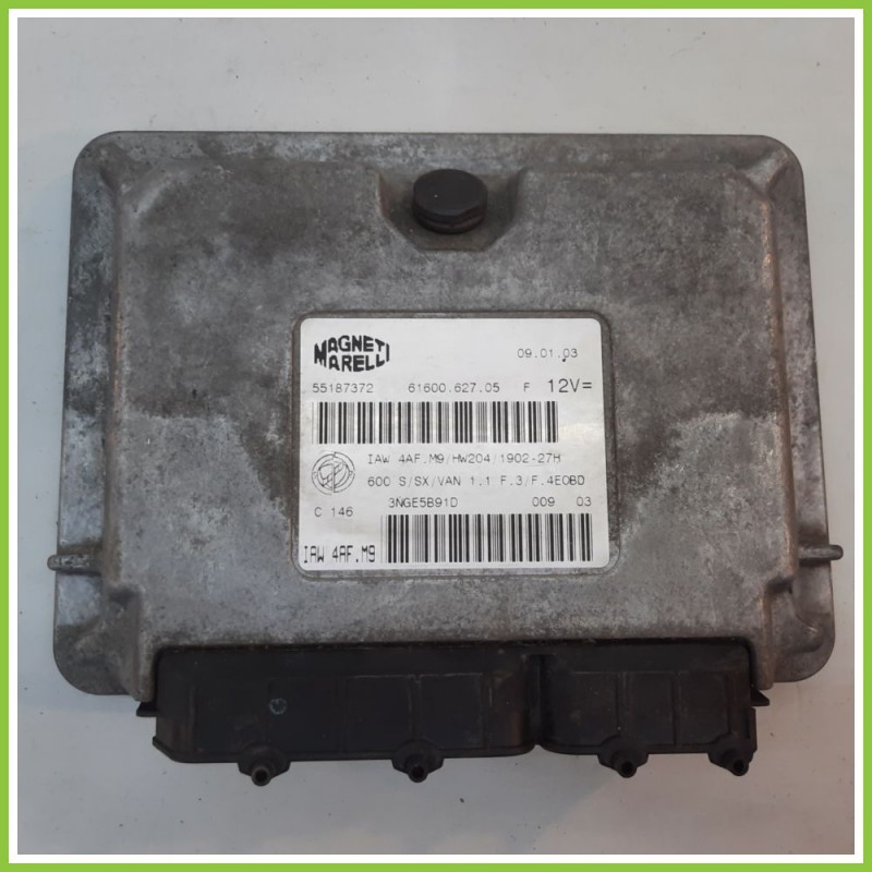 Centralina Motore Iniezione ECU MAGNETI MARELLI IAW4AF.M9 FIAT SEICENTO 1E 1.1 55187372 1998 2005