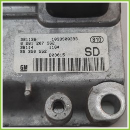 Centralina Motore Iniezione ECU BOSCH 0261207962 OPEL CORSA X01 1.2 16V 55350552 2000 2006
