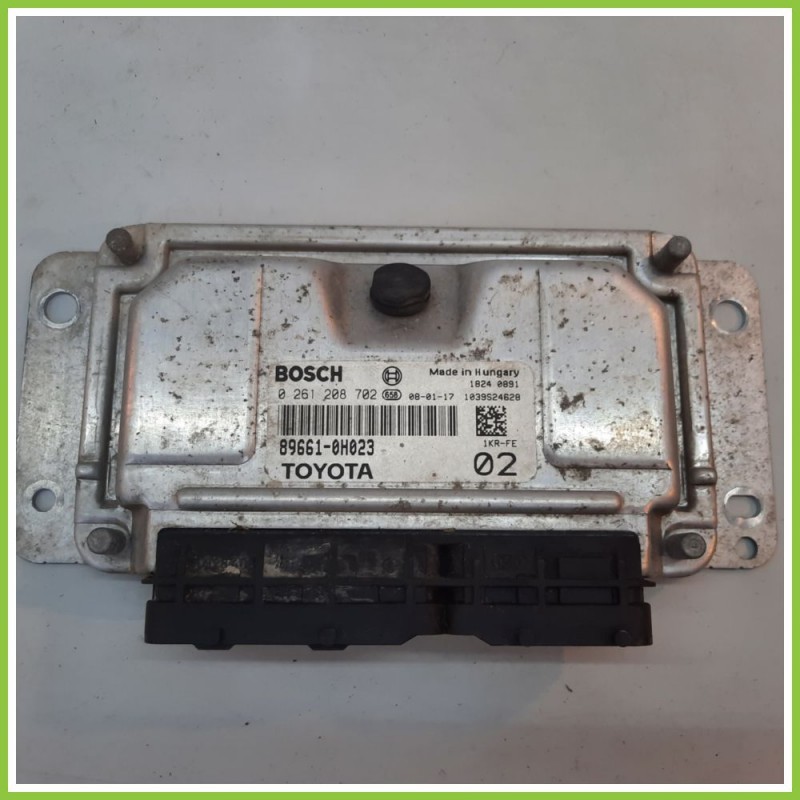 Centralina Motore Iniezione ECU BOSCH 0261208702 PEUGEOT 107 1.0 89661-0H023 2005 2014