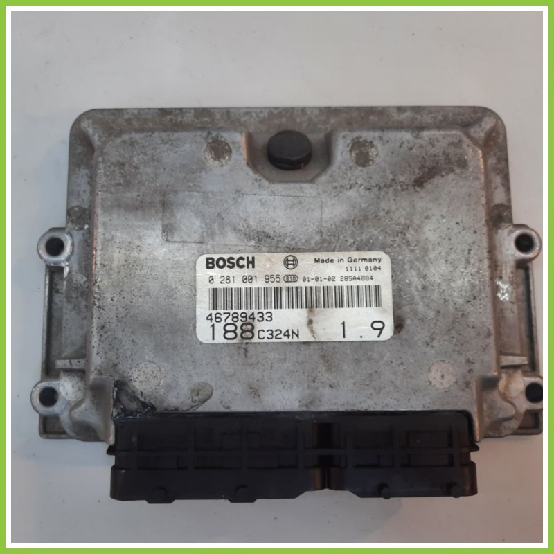 Centralina Motore Iniezione ECU BOSCH 0281001955 FIAT PUNTO 1N/1P 1.9 JTD 46789433 1999 2005