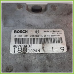 Centralina Motore Iniezione ECU BOSCH 0281001955 FIAT PUNTO 1N/1P 1.9 JTD 46789433 1999 2005