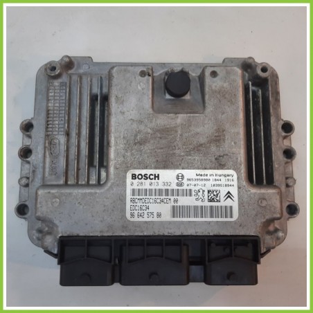 Centralina Motore Iniezione ECU BOSCH 0281013332 PEUGEOT 308 1.6 16V 9664257580 2007 2014