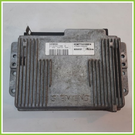 Centralina Motore Iniezione ECU SIEMENS S115301100C RENAULT CLIO 2a Serie 1.4 7700110258 1998 2001