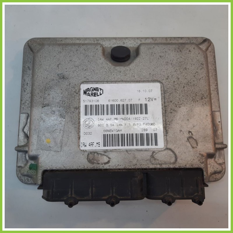 Centralina Motore Iniezione ECU MAGNETI MARELLI IAW4AF.M9 FIAT SEICENTO 1E 1.1 51793106 1998 2005