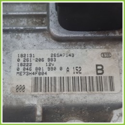 Centralina Motore Iniezione ECU BOSCH 0261206983 FIAT BRAVO 1L 16V 5+902++00 1998 2002