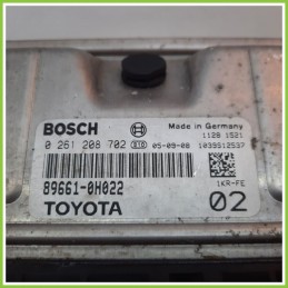 Centralina Motore Iniezione ECU BOSCH 0261208702 PEUGEOT 107 1.0 89661-0H022 2005 2014