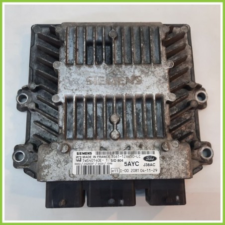 Centralina Motore Iniezione ECU SIEMENS 5WS40140E-T FORD FIESTA CBK 1.4 3S61-12A650-LC 2002 2005