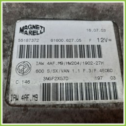 Centralina Motore Iniezione ECU MAGNETI MARELLI IAW4AF.M9 FIAT SEICENTO 1E 1.1 55187372 1998 2005