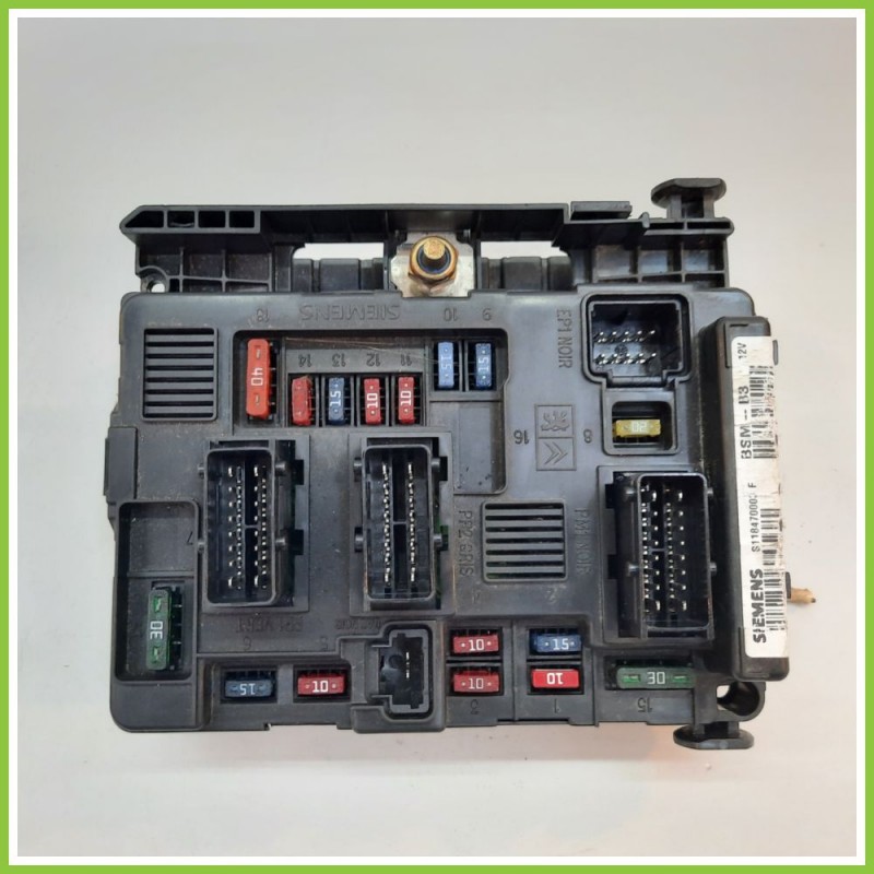 Body Computer Centralina Modulo BCM BSI SIEMENS S118470003F CITROEN C3 1a Serie 1.1 9643498880 2002 2005