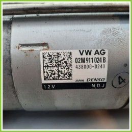 Motorino Avviamento DENSO 438000-0241 VOLKSWAGEN TIGUAN AD1 02M911024B
