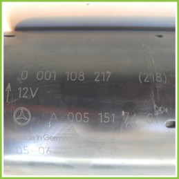 Motorino Avviamento BOSCH 0001108217 MERCEDES-BENZ Classe A W/C169 A0051518401