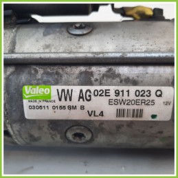 Motorino Avviamento VALEO ESW20ER25 VOLKSWAGEN PASSAT 36 02E911023Q
