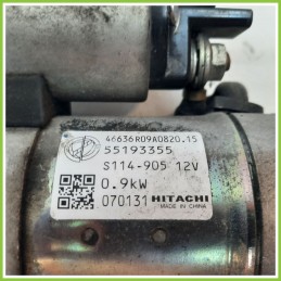 Motorino Avviamento HITACHI S114-905 FIAT GRANDE PUNTO 2Y 55193355
