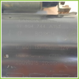Motorino Avviamento BOSCH 0001137002 ALFA ROMEO MiTo X6 51804744