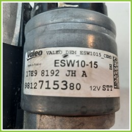 Motorino Avviamento VALEO ESW10-15 PEUGEOT 2008 9812715380