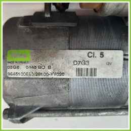 Motorino Avviamento VALEO D7G3 CITROEN XSARA PICASSO 9645100680